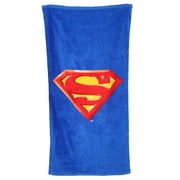 Superman Logo Beach Towel