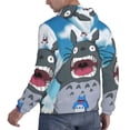 thumbnail image 5 of Totoro Trendy Cartoon Men'S Fleece Hooded Hoodie, hoodies for women men with pockets,Fall Fashion 2025 Pullover Sweaters Winter Clothes, 5 of 9