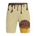 thumbnail image 4 of oqasdz Boys Girls Shorts Ice Cream Print Elastic Waist Comfortable Shorts With Pockets Child Sports Active Baseball Shorts Size 9 Y-10 Y, 4 of 4