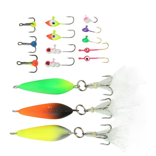 Ice Fishing Jigs Kit, Continuous Sharpness Stainless Steel Ice