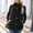 Black, variant on Women's Winter Vest Sleeveless, Quilted Insulated Jacket with Zip-Up Front and Turn-Down Collar, Warm Fleece Coat with Pockets for Casual Outerwear