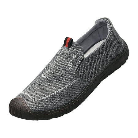 

Quealent Adult Men Shoes Shoes for Men Casual Leather Leisure Men S Four Seasons Cloth Non Slip Flat Round Toe Size 14 Mens Shoes Casual Grey 10