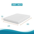 thumbnail image 6 of Atlas Mattress 10" Gel Memory Foam Mattress with Breathable Cover, Queen, Medium Firmness, 6 of 7