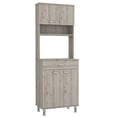 thumbnail image 4 of Gray Modern Kitchen Cabinets With Two Doors & One Drawer - Storage Door Cabinet And Adjustable Legs Efficiency, 4 of 5
