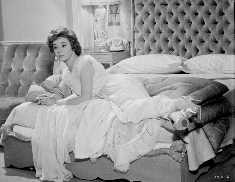 Susan Hayward Lying On Bed In Dress Photo Print 8 X 10