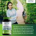 thumbnail image 4 of Grow Vitamin Gummy Collagen Supplement for Youthful Skin Joints Hair Nails Bones, Type I & III, 60 Gummies, 4 of 6
