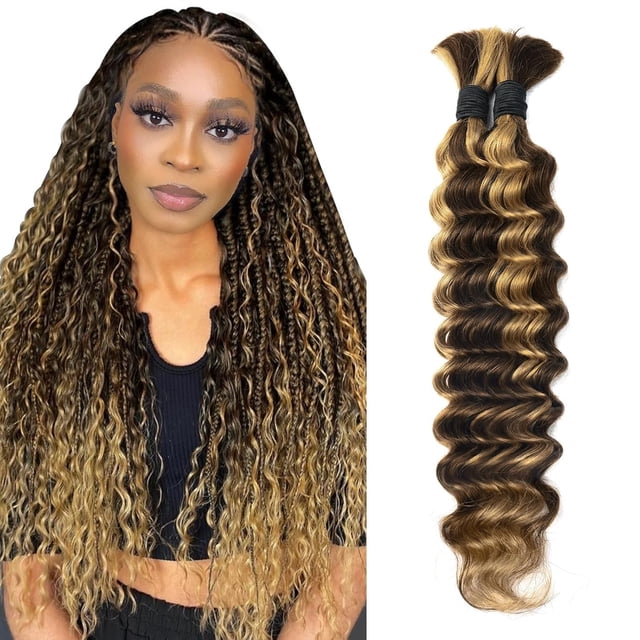 Trenzas bohemio Slide-Ex para cabello humano, 4/27 Ombre, 26 cm, 200 g