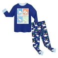 thumbnail image 5 of Zshosam Toddler Pajamas Boys Long Sleeve Boys Pajamas Toddler Clothes Set Long Sleeve Sleepwear 2 Piece Kids Pjs Size 7T 8T,(Blue 7-8 Years), 5 of 5