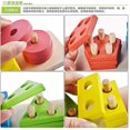 thumbnail image 4 of Juego de madera para niños con forma de cinco columnas, bloques a juego, juego de rompecabezas geométrico, ayuda didáctica, juego de columnas, 4 of 5