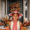 thumbnail image 4 of PMU Thanksgiving Pioneer Bonnet Hat, Red & White Adult Costume Pack of 6, 4 of 7