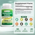 thumbnail image 2 of Best Naturals Potassium Iodide 130 mg per Serving - Dietary Supplement, 90 Tablets, 2 of 7