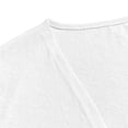 thumbnail image 6 of Women's Casual 3/4 Sleeve Lightweight Cardigan Open Front Summer Cardigans Trendy Shrug Coverups White XL(XL), 6 of 9