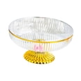 thumbnail image 2 of Placa de frutas Candy Snack Organizer Pedestal Bowl para comedor de cocina Claro, 2 of 8