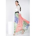 thumbnail image 3 of Color Block Pleated Maxi Skirt, 3 of 5