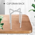 thumbnail image 4 of Home Plastic Bags Holder Tower Kitchen Stand Holder for Bottles, Cups and Wine Glass Baggy Rack -Wh, 4 of 5