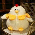 thumbnail image 1 of Cute Chick Stuffed Animal Decor Multifunctional Practical Breathable Gifts Throw Yellow 28cm, 1 of 10