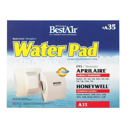 BestAir A35 Replacement Metal Water Pad for Aprilaire models 13.125” x 10” x 1.5”