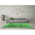 thumbnail image 3 of Ahgly Company Indoor Rectangle Abstract Emerald Green Contemporary Area Rugs, 5' x 7', 3 of 4