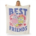 thumbnail image 4 of Spongebob Best Friends Kids Silk Touch Throw Blanket, 50 x 60 inches, 4 of 5