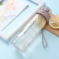 thumbnail image 4 of Inteprter Botella de agua de 520ML, vaso deportivo de plástico para beber, para viajes al aire libre, tetera grande a prueba de caídas, vaso para Cocina y Comedor Gris Inteprter HA070579-01, 4 of 6