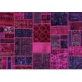 thumbnail image 1 of Ahgly Company Indoor Rectangle Oriental Pink Modern Area Rugs, 7' x 9', 1 of 4