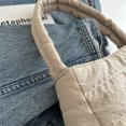 thumbnail image 2 of Bolso Con Asa para Mujer Acolchada Axila Color Sólido, 2 of 9