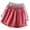 Red, variant on Lenpel Women's Sweat Shorts 2 Pc Casual Elastic Waist Drawstring Comfy Lounge Shorts Athletic Workout Shorts with Pockets