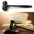 thumbnail image 2 of TRINGKY Vintage Gavel Block Kit Finish Wood Round Hammer Sound for Meeting Auction Sales, 2 of 12