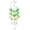 Green, variant on Chic Capiz Shell Wind Chime, Beach Wind Chimes for Outside, House Decoration for Courtyard, Window, Porch, Gifts for Women (Green)