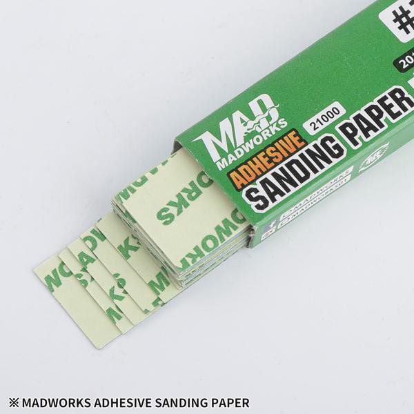 Madworks 21000 Self Adhesive Sandpaper #1000 1000 Grit 2cm x 9cm 20pc USA Seller 