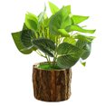 thumbnail image 1 of Fake Plant Plant Realistic: Wooden Pot Artificial Plant Desktop Plant Decoration, 1 of 2