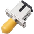 thumbnail image 2 of Yazoeia 10 Pack SC Female to ST Female UPC Simplex Single Mode Adapter, Fiber Optic Coupler, Female to Female Connector for Fiber Patch Cable CJC912-155748, 2 of 8