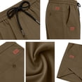 thumbnail image 6 of Havenre Men's Casual Cotton Shorts Summer Beach Vacation Short Pants Lightweight Drawstring Elastic Waist Chino Golf Shorts with Pockets Brown L, 6 of 10
