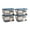 Blue/Clear, variant on 4-Pack Modular Stacker Box, Durable Clear Plastic Storage Bins with Latching Lids, 160 Quart - Stackable Organizing Container Boxes for Closet, Bathroom, and Office,Green/Clear