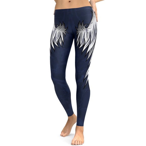 Angel Wings Leggings Size: XS for Women | FIERCEPULSE