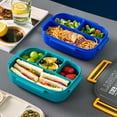 thumbnail image 4 of Tnobhg All-in-1 Modern Lunch Box with 2 Stackable Containers Dishwasher Safe Bento Box Compartment Food Container, 4 of 8