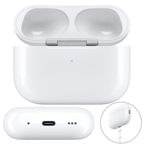 HHX Replacement Charging Case for AirPods Pro 3, USB-C & Qi Wireless Charging Compatible Case for AirPods Pro 3rd Gen (A3063/A3064/A3065), Only Charging Case Included