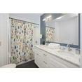 thumbnail image 2 of Colorful Ditsy Floral Premium 71"x74" Waterproof Shower Curtain for Stylish Bath Decor, 2 of 2