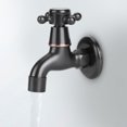 thumbnail image 3 of Bathroom Faucet, Water Tap Bar Sink Faucet Single Cold Faucet Single Cold Water Faucet  For Kitchen For Basin For Home For Bathroom Short Faucet Black, 3 of 8