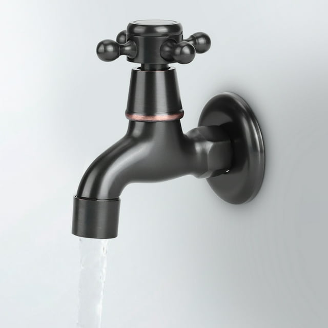 Water Tap, Kitchen Sink Faucet Faucet, Water Faucet, For Sink For Mop Pool Short Faucet Black