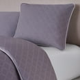 thumbnail image 6 of BedVoyage Queen Size Duvet Cover Set, Luxury 100% Viscose Derived from Bamboo, with 2 Standard Shams, Button Closure/Corner Ties, Silky-Soft, Lightweight & Cooling, Full/Queen – Gray Geometric, 6 of 8