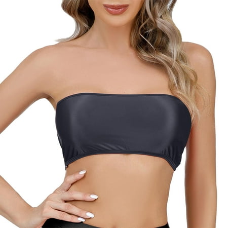 

Fsqjgq Underwear Women Lingerie for Women Plus Size with Sleeve Women s Ultra Thin Shiny Shiny High Elastic Bra Bra and Panties Plus Size Womens Underwear Nylon Spandex Grey One Size
