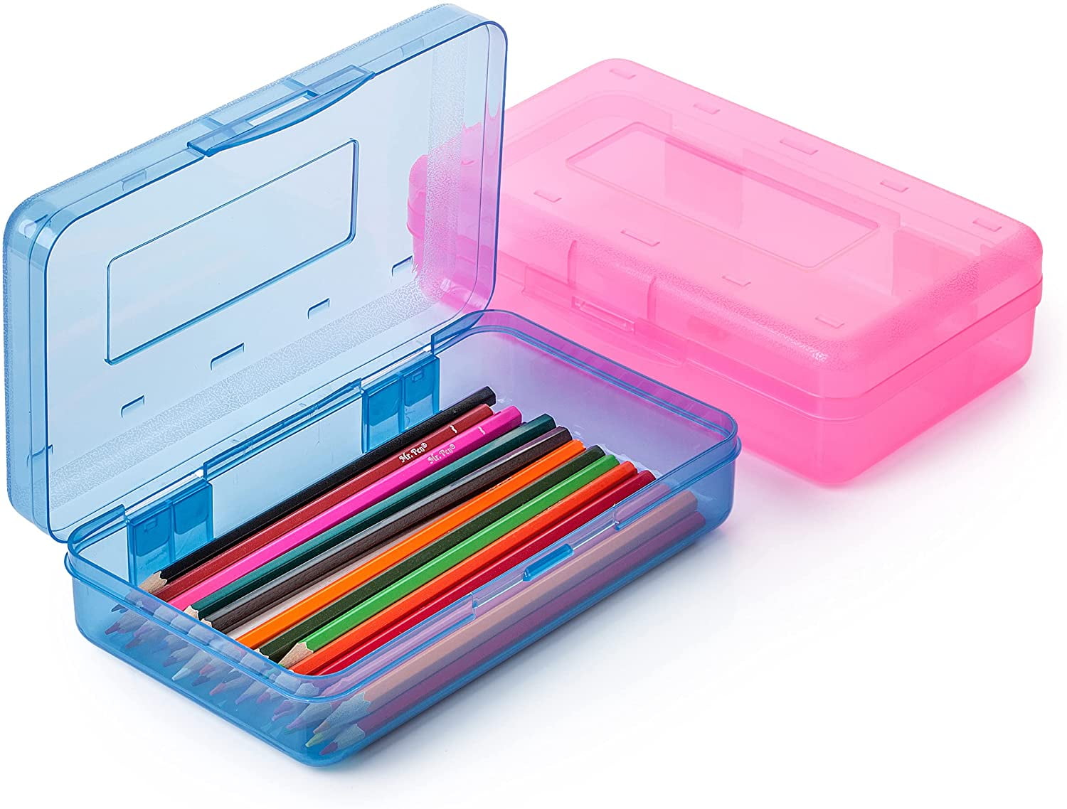 8" x 5" x 2" Wholesale Case of 24 Student Discount Storage Pencil Box 
