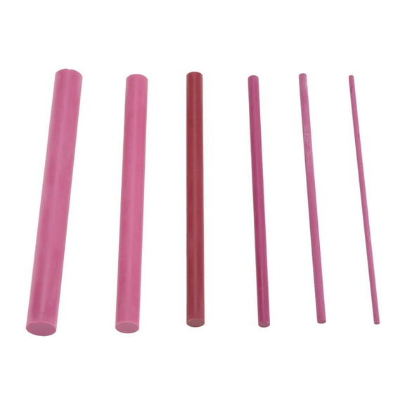 Lightweight 6 PCS Ruby Polishing Oil Stone, Whetstone Tool Set Polishing Sharpening Stones, Ruby Kitchen For Chisel Home Tool