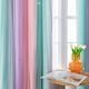 thumbnail image 3 of Cortinas XiDi Rainbow, rosa, poliuretano y verde, doble capa, opacas, 3 of 9