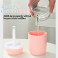 thumbnail image 6 of Pompotops Portable Desk Small Humidifier, 300ML Cool Mist Humidifier, Humidifier For Home Bedroom Office, Plants, Colorful Night Function, Pink, 6 of 6
