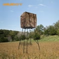 thumbnail image 4 of Muddy 12' Quad Pod Hunting Blind, Hunting Gear Deer Blind w/Windows, Camo, 4 of 11