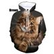 thumbnail image 4 of Sudadera con capucha con estampado de gato para hombre y mujer, ropa con estampado de gatos kawaii en 3D, divertida, estilo Harajuku, Y2K, 4 of 5