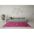 thumbnail image 3 of Ahgly Company Indoor Round Persian Pink Traditional Area Rugs, 4' Round, 3 of 4
