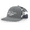 Heather Grey/American Flag, variant on We The People Have Spoken 45-47 Embroidered Mesh Back Trucker Hat, Royal/White